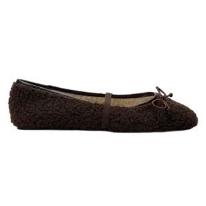 Women's coffee flat shoes