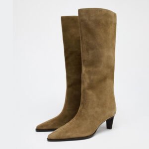 uright women's suede knee high boots