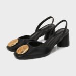 uright women luxury slingback pumps