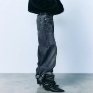 uright women's slouchy design booties