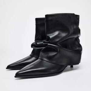 uright women's slouchy design booties