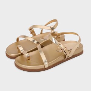 uright women's gold metallic sandals
