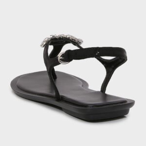 uright women's sparkly t strap sandals