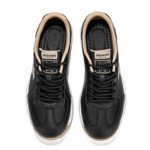 uright men's olive green retro sneakers