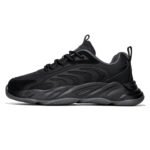 uright men's all black chunky sneakers
