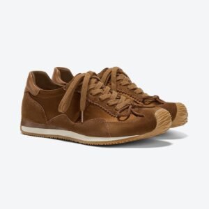 uright women's tan suede sneakers