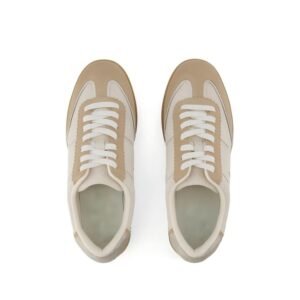 women's beige suede german sneakers
