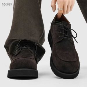 uright men's suede derby shoes