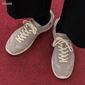 uright men's suede & mesh sneakers