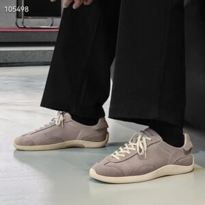 uright men's suede & mesh sneakers