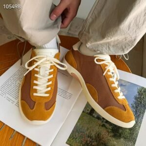 uright men's suede & mesh sneakers