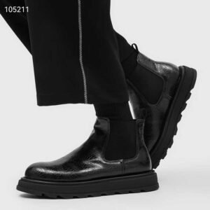 uright men's snakeskin embossed boots