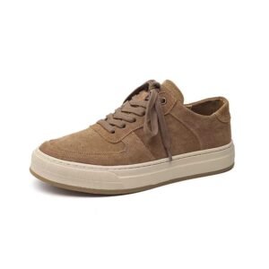 uright men's suede platform sneakers
