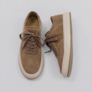 uright men's suede platform sneakers