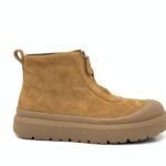Uright Men's Platform Lug Sole Booties